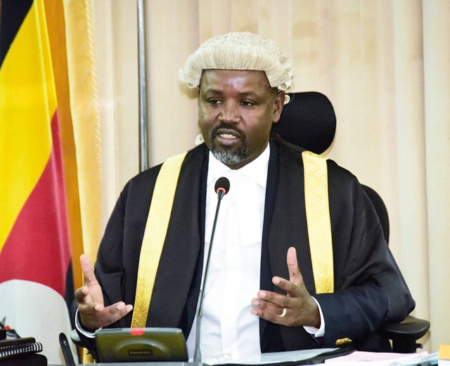 Deputy Speaker, Thomas Tayebwa chairing a charged house