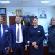 Left to Right: Vice Chairman Council for Abavandimwe Dr Lawrence Muganga who also doubles as the Victoria University Vice Chancellor , Chairman Frank Gashumba , Speaker of Parliament Anita Among and MP Gonzaga Sewungu.